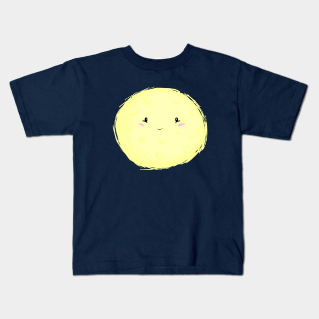 Full moon Kids T-Shirt by Namarqueza